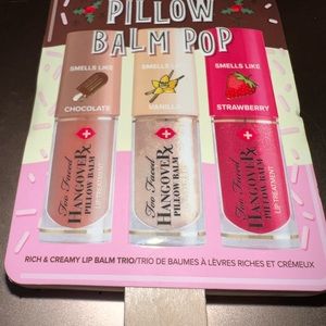 Too Faced Pillow Balm Pop, Rich & Creamy Lip Balm Trio